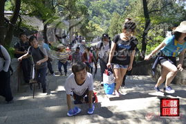 26岁小伙做泰山陪爬年入30多万
