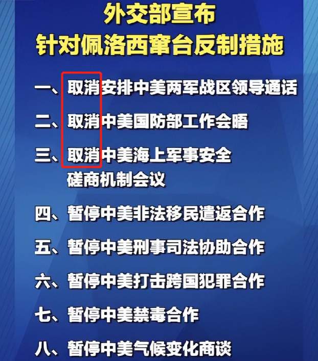 中方对美一系列反制措施来了