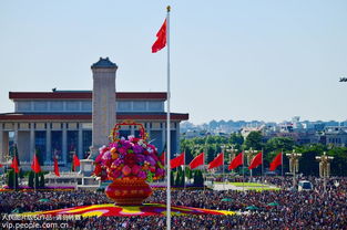 五一假期天安门广场游人如织